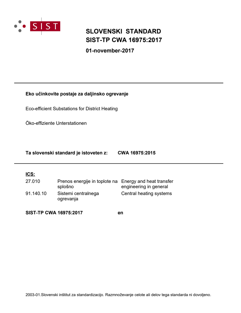 CWA 16975:2015 TP CWA 16975:2017 - BARVE - Page 1 preview