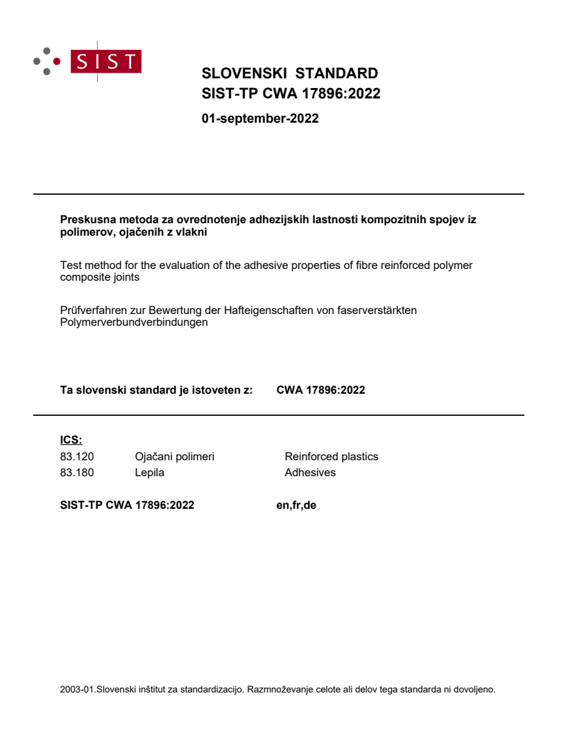 CWA 17896:2022 TP CWA 17896:2022 - BARVE - Page 1 preview