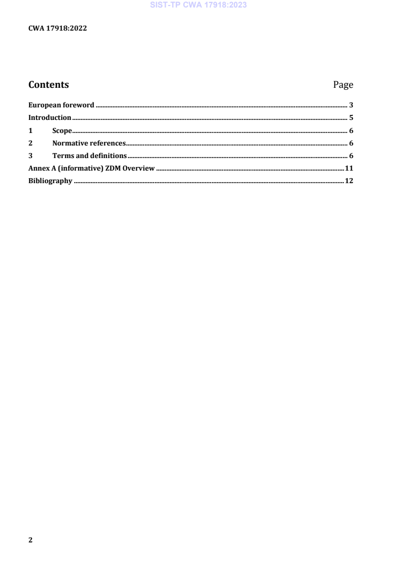 CWA 17918:2022 TP CWA 17918:2023 - BARVE - Page 4 preview