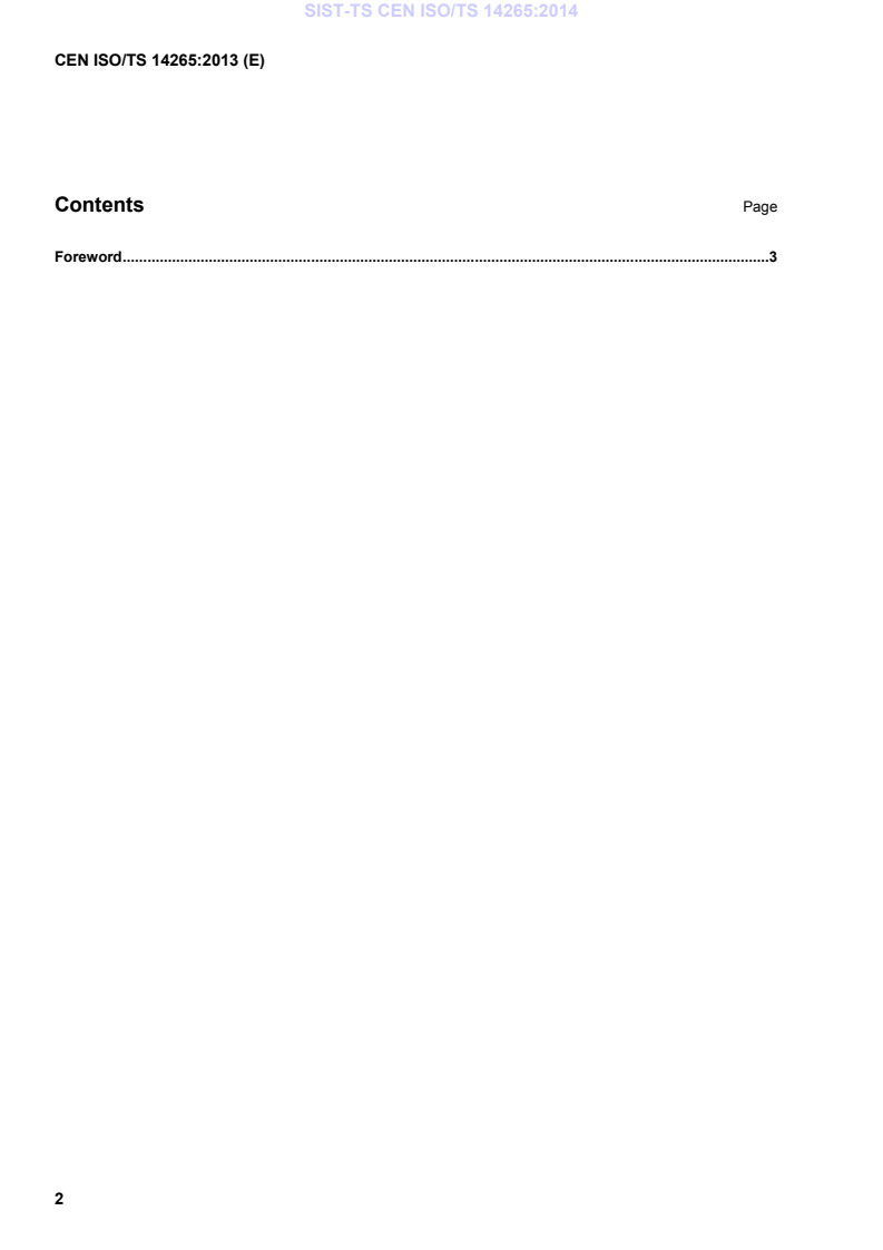 CEN ISO/TS 14265:2013 TS CEN ISO/TS 14265:2014 - Page 4 preview