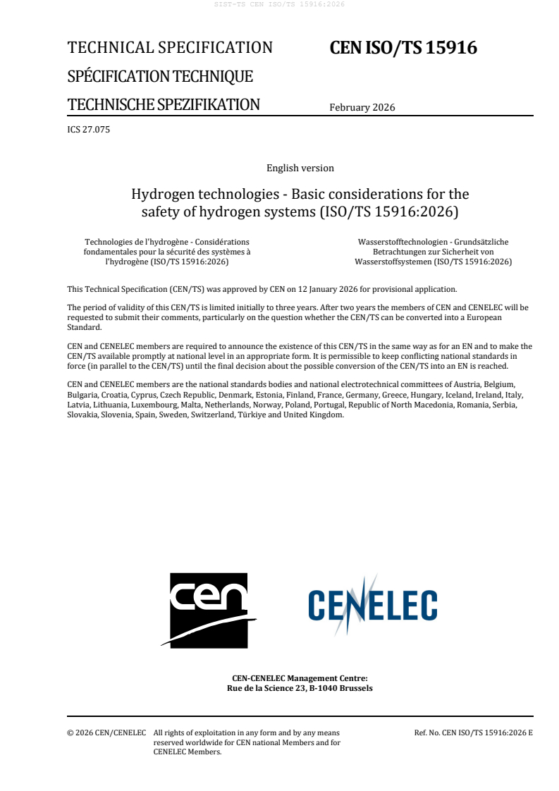 SIST-TS CEN ISO/TS 15916:2026 SIST-TS CEN ISO/TS 15916:2026 - Page 3 preview