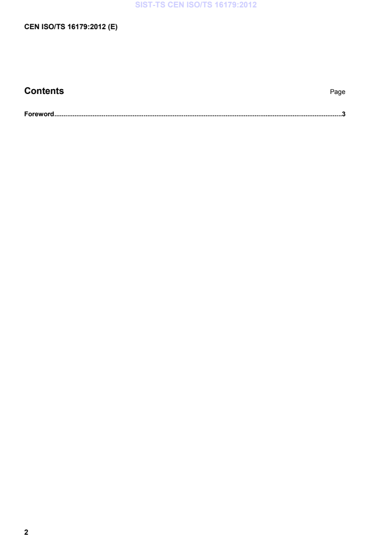 CEN ISO/TS 16179:2012 TS CEN ISO/TS 16179:2012 - Page 4 preview