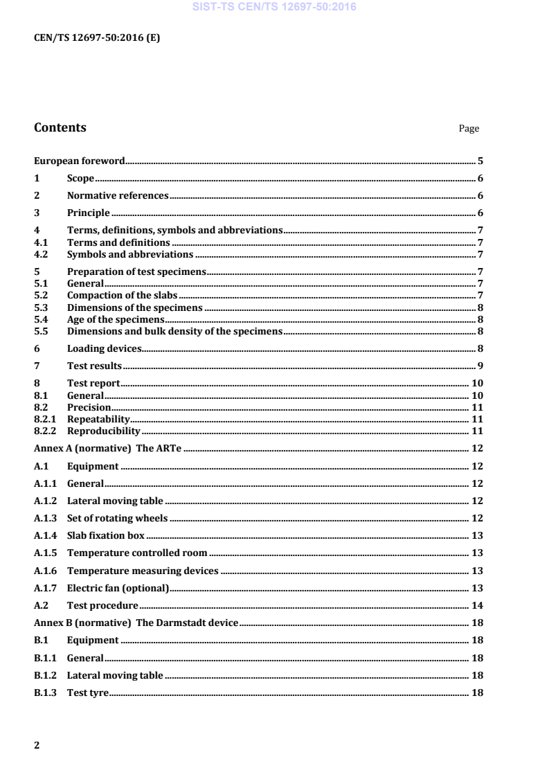 CEN/TS 12697-50:2016 TS CEN/TS 12697-50:2016 - BARVE - Page 4 preview