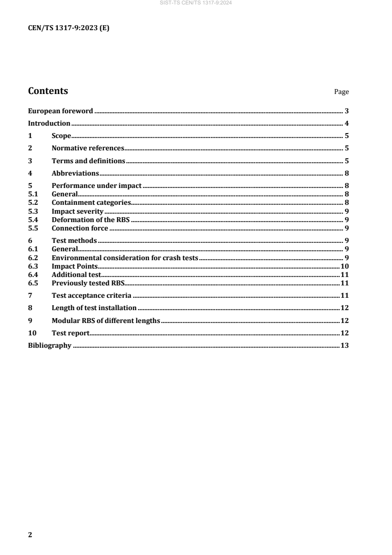 CEN/TS 1317-9:2023 TS CEN/TS 1317-9:2024 - Page 4 preview
