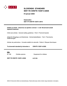 SIST-TS CEN/TS 13387-4:2026 SIST-TS CEN/TS 13387-4:2026 - Page 1 preview
