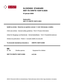 SIST-TS CEN/TS 13387-5:2026 SIST-TS CEN/TS 13387-5:2026 - BARVE - Page 1 preview