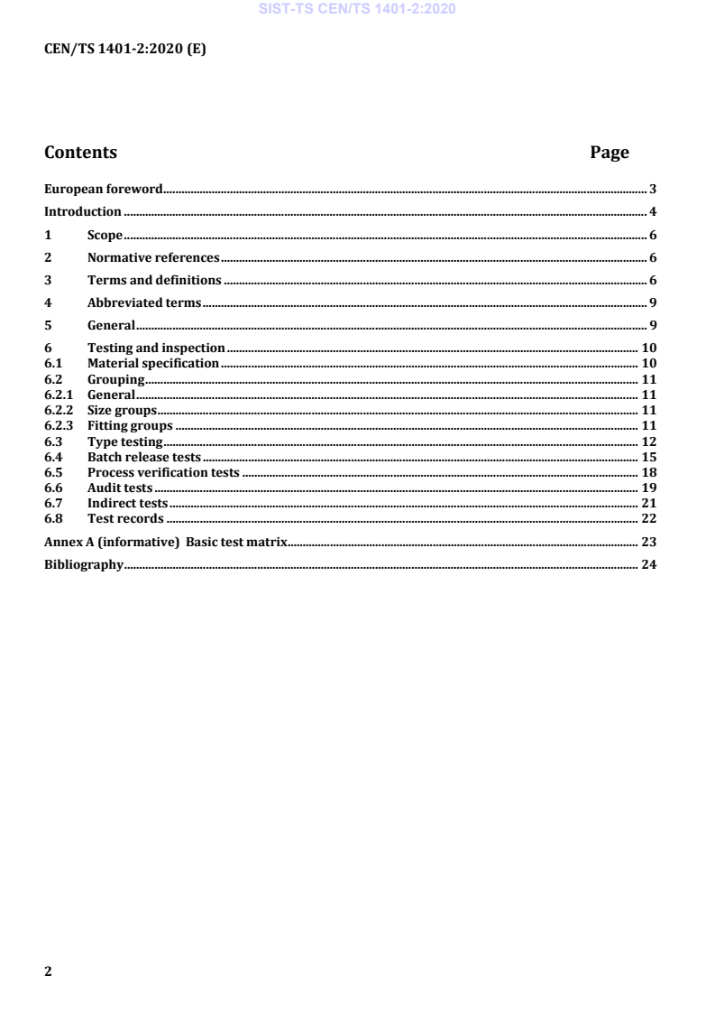 CEN/TS 1401-2:2020 TS CEN/TS 1401-2:2020 - Page 4 preview