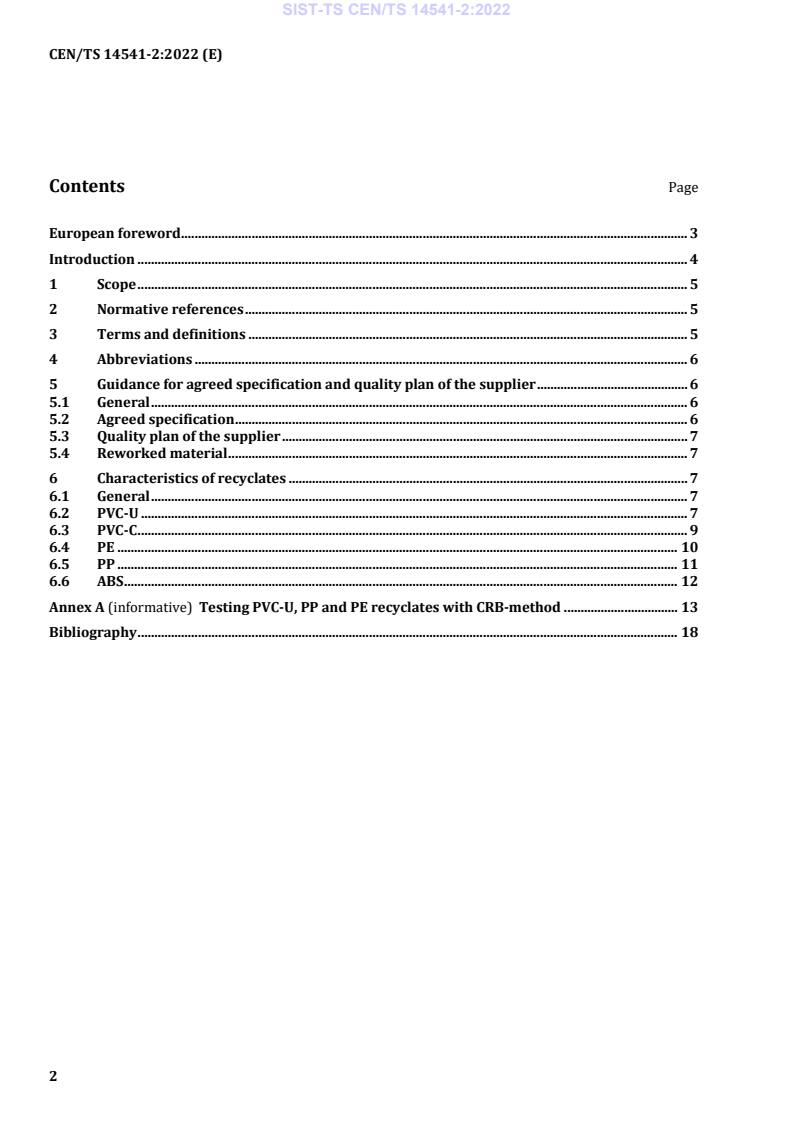 CEN/TS 14541-2:2022 TS CEN/TS 14541-2:2022 - Page 4 preview