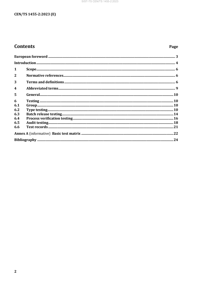 CEN/TS 1455-2:2023 TS CEN/TS 1455-2:2023 - Page 4 preview