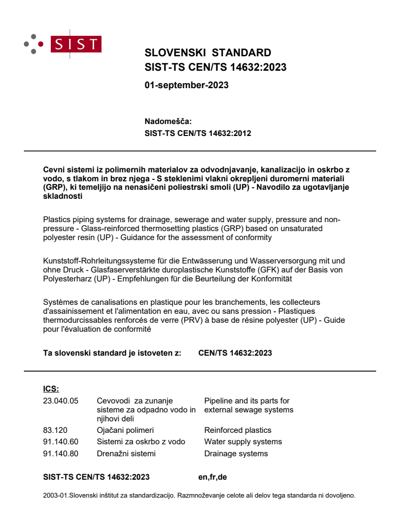 CEN/TS 14632:2023 TS CEN/TS 14632:2023 - Page 1 preview