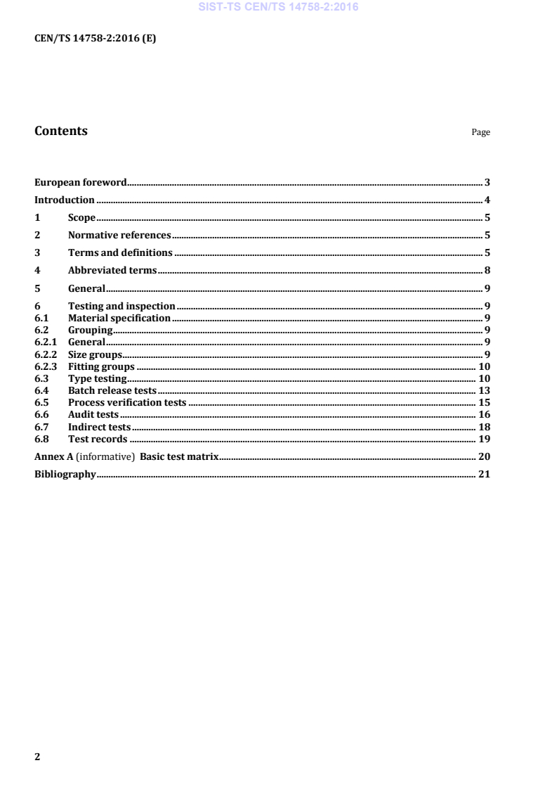 CEN/TS 14758-2:2016 TS CEN/TS 14758-2:2016 - Page 4 preview