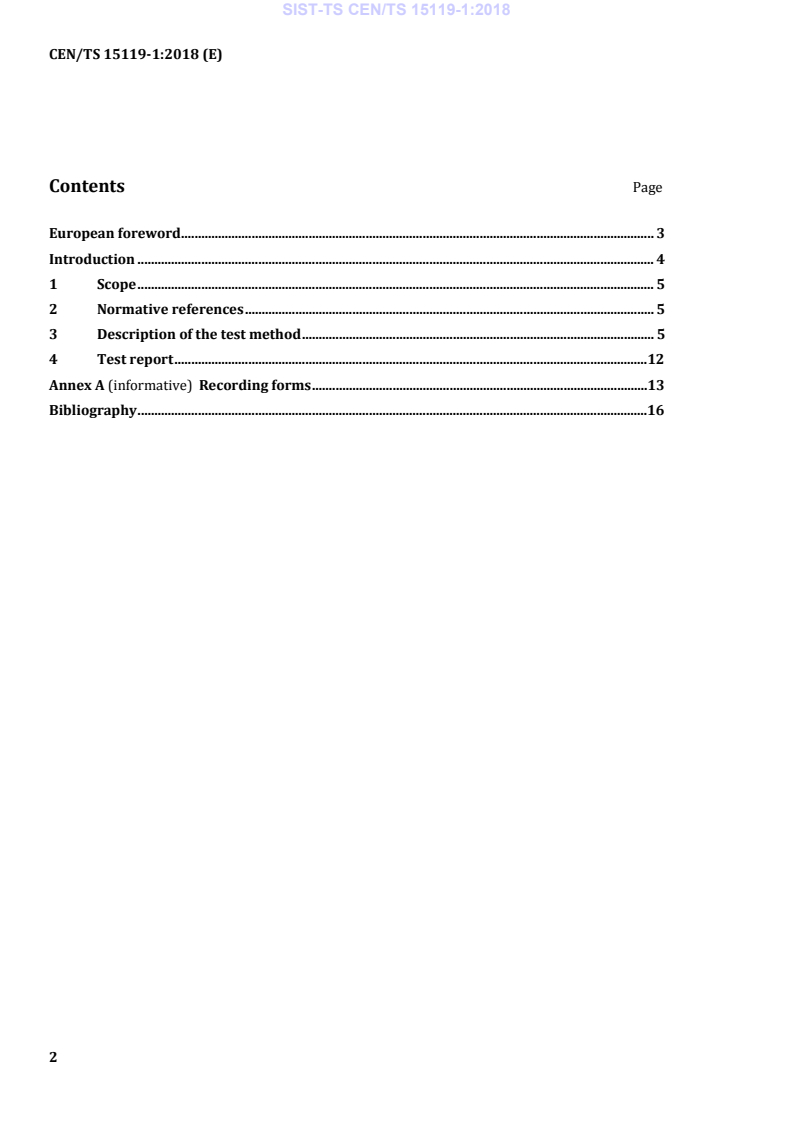 CEN/TS 15119-1:2018 TS CEN/TS 15119-1:2018 - Page 4 preview
