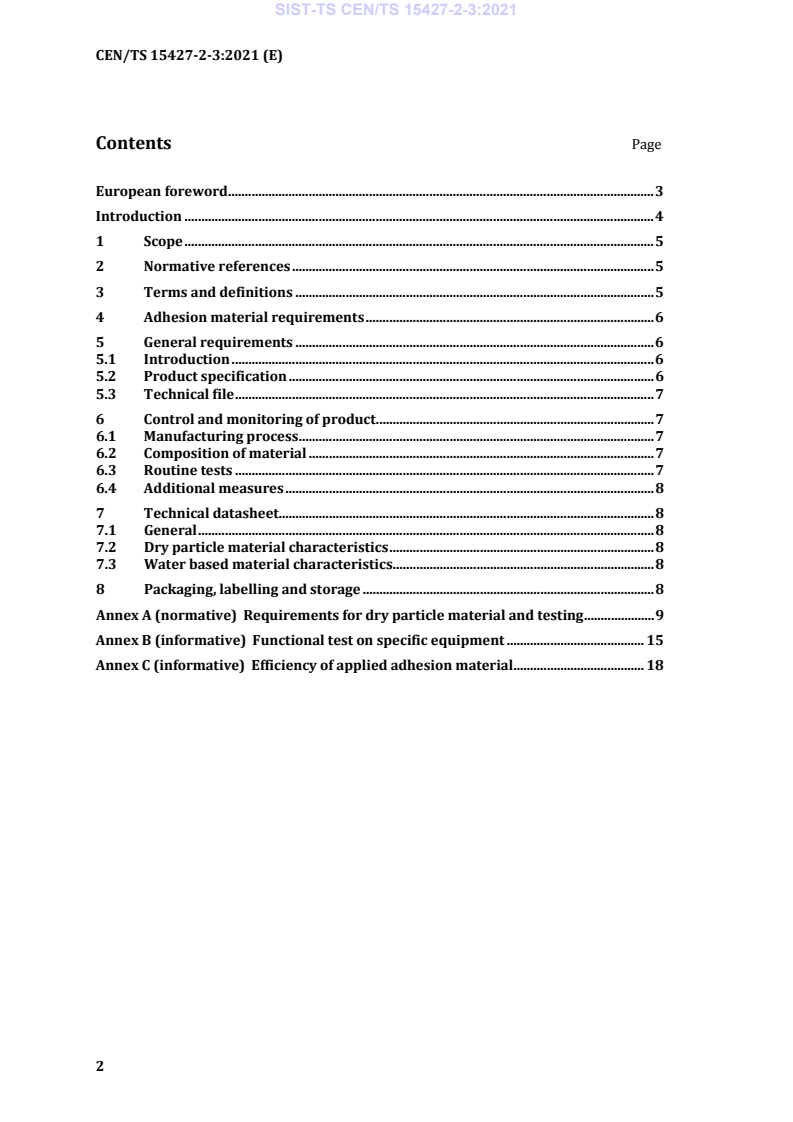 CEN/TS 15427-2-3:2021 TS CEN/TS 15427-2-3:2021 - BARVE - Page 4 preview