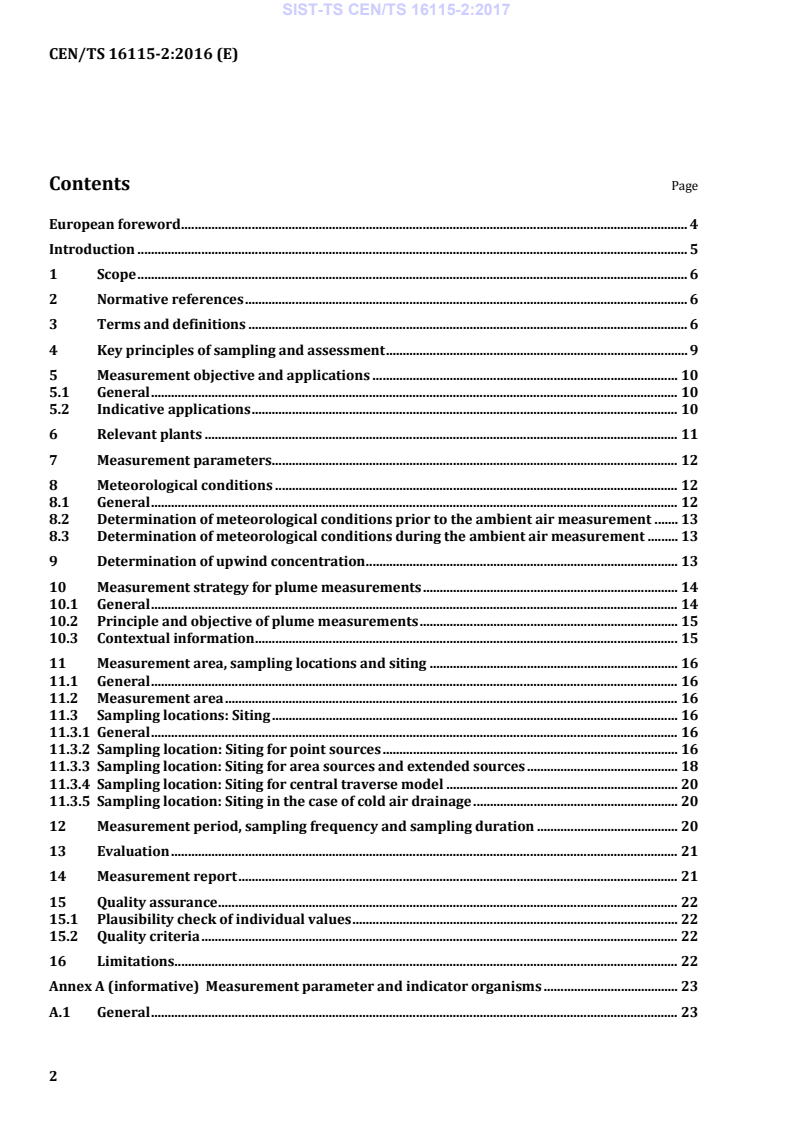 CEN/TS 16115-2:2016 TS CEN/TS 16115-2:2017 - BARVE - Page 4 preview