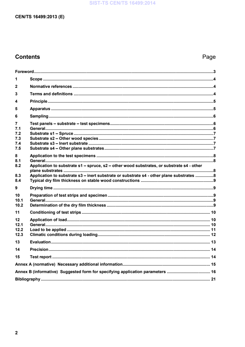CEN/TS 16499:2013 TS CEN/TS 16499:2014 - BARVE - Page 4 preview