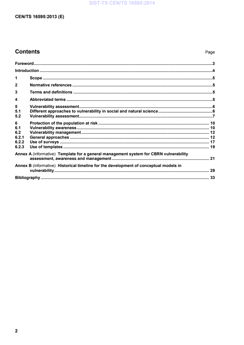 CEN/TS 16595:2013 TS CEN/TS 16595:2014 - BARVE - Page 4 preview