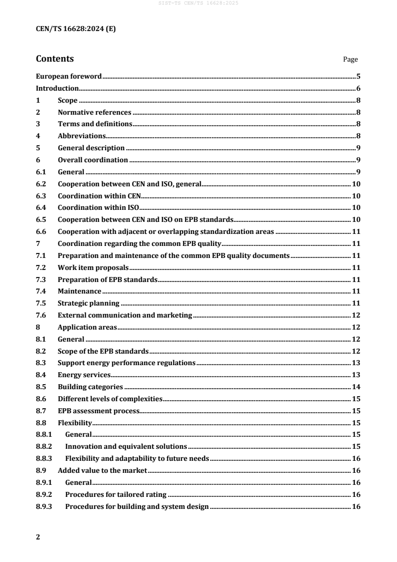 CEN/TS 16628:2024 TS CEN/TS 16628:2025 - Page 4 preview
