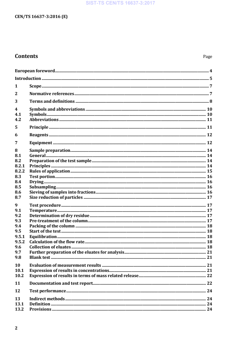 CEN/TS 16637-3:2016 TS CEN/TS 16637-3:2017 - Page 4 preview