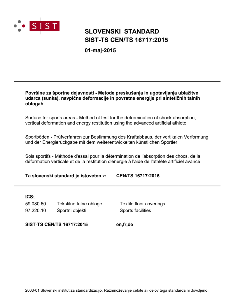 CEN/TS 16717:2015 TS CEN/TS 16717:2015 - BARVE - Page 1 preview