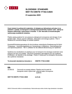 SIST-TS CEN/TS 17152-4:2025 - Page 1 preview