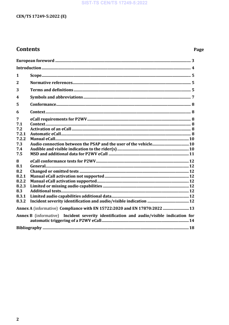 CEN/TS 17249-5:2022 TS CEN/TS 17249-5:2022 - Page 4 preview