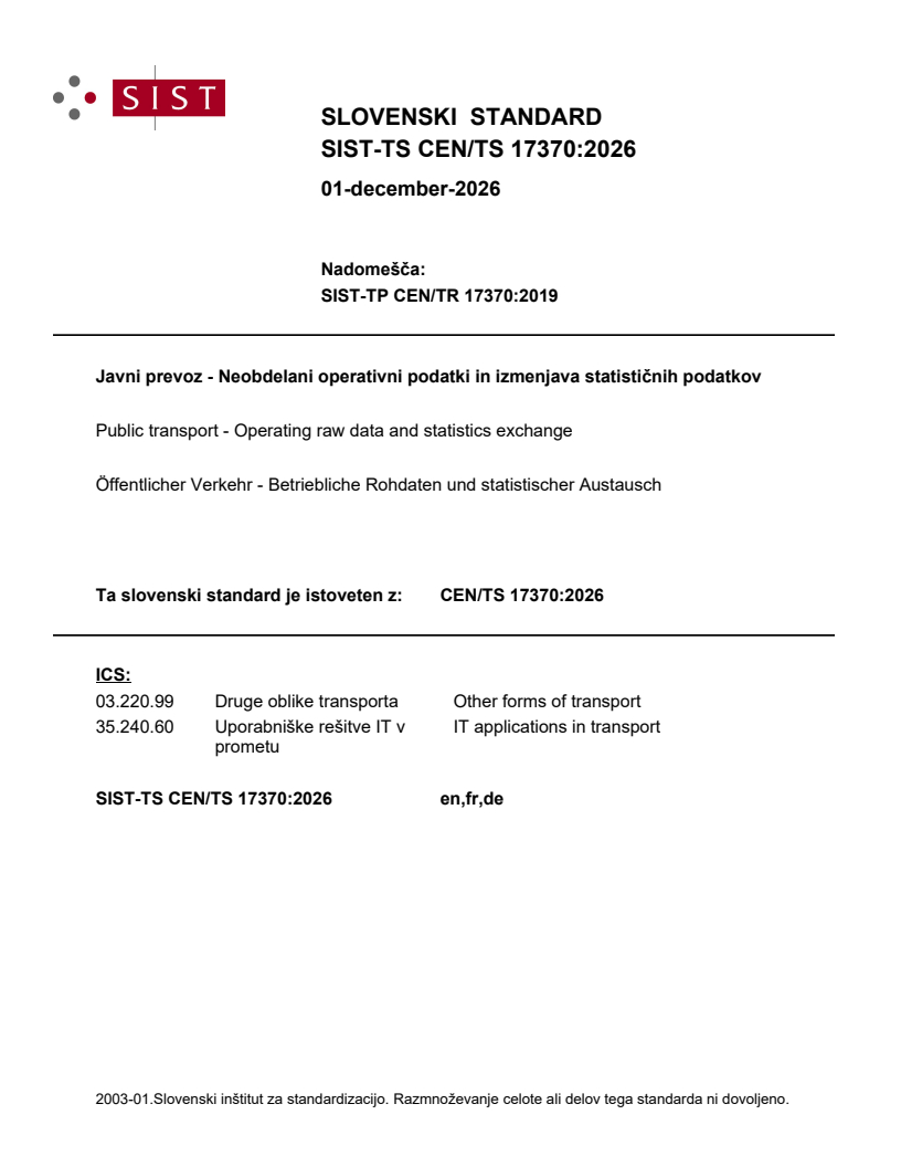 SIST-TS CEN/TS 17370:2026 SIST-TS CEN/TS 17370:2026 - BARVE - Page 1 preview