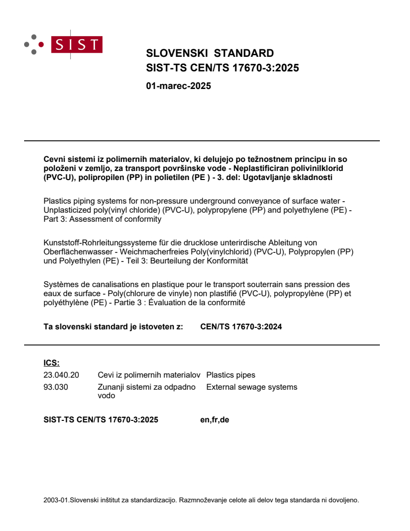 CEN/TS 17670-3:2024 TS CEN/TS 17670-3:2025 - Page 1 preview