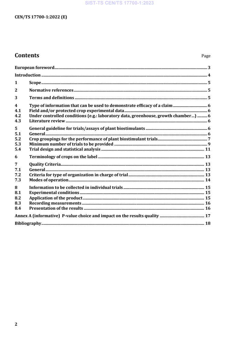 CEN/TS 17700-1:2022 TS CEN/TS 17700-1:2023 - Page 4 preview