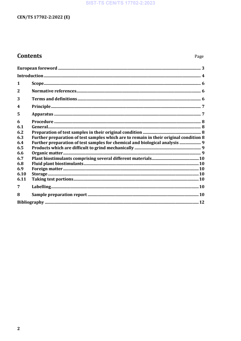 CEN/TS 17702-2:2022 TS CEN/TS 17702-2:2023 - Page 4 preview