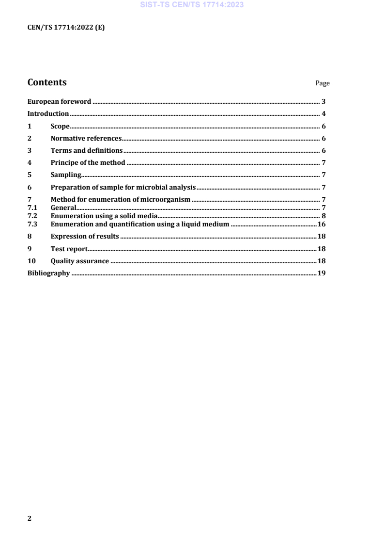 CEN/TS 17714:2022 TS CEN/TS 17714:2023 - Page 4 preview