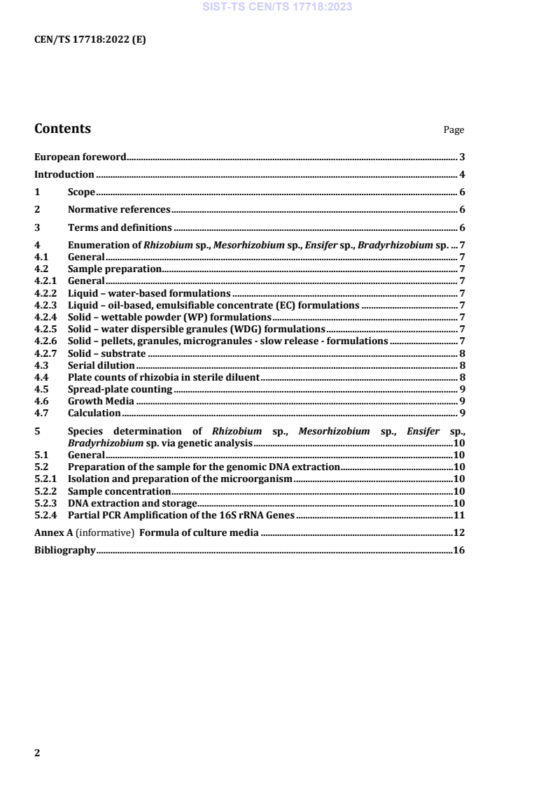 CEN/TS 17718:2022 TS CEN/TS 17718:2023 - Page 4 preview
