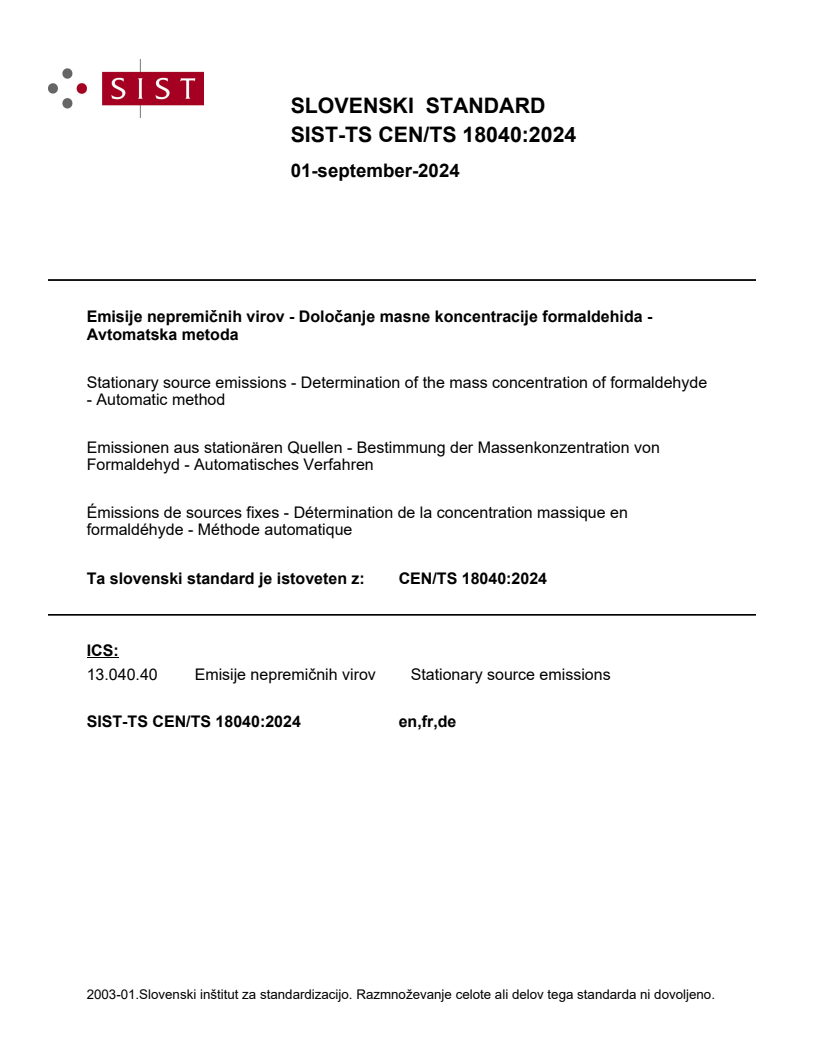 SIST-TS CEN/TS 18040:2024 SIST-TS CEN/TS 18040:2024 - Page 1 preview