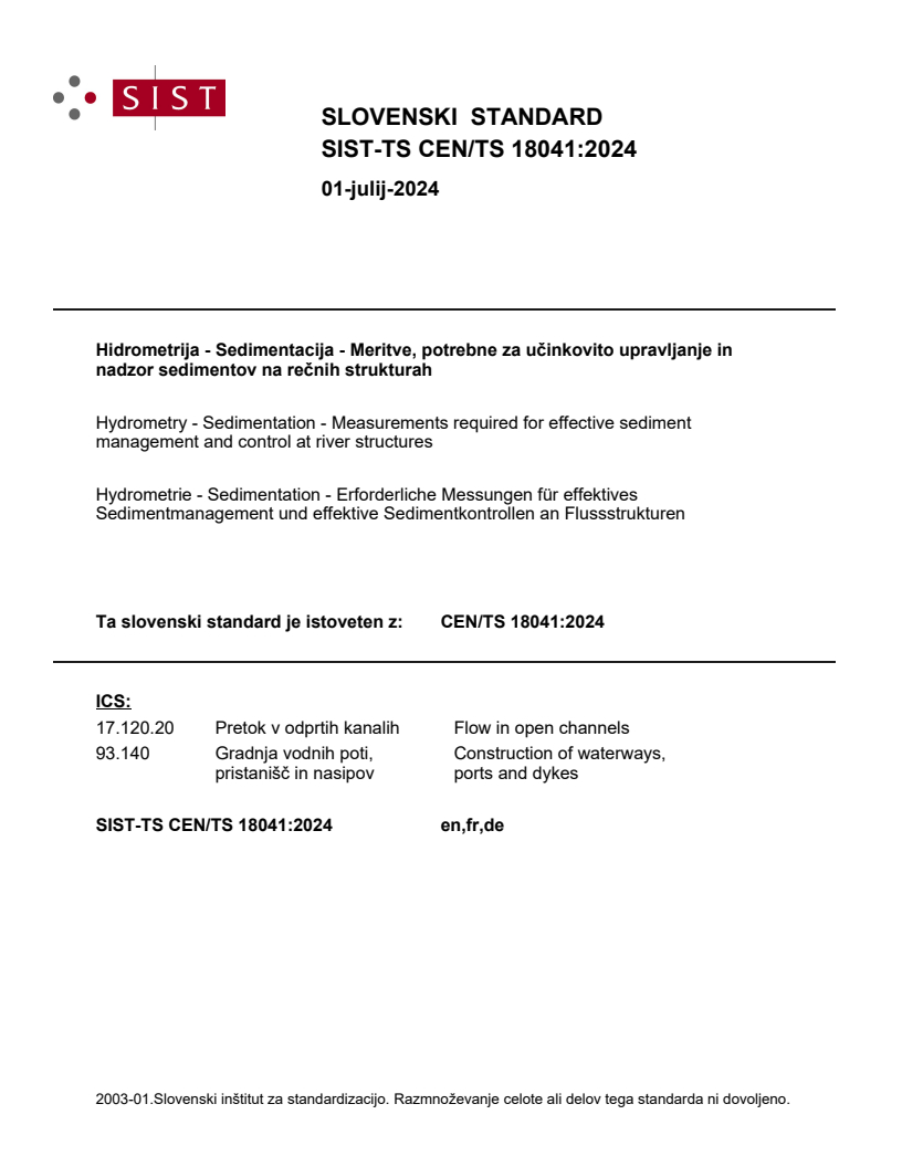 CEN/TS 18041:2024 TS CEN/TS 18041:2024 - BARVE - Page 1 preview