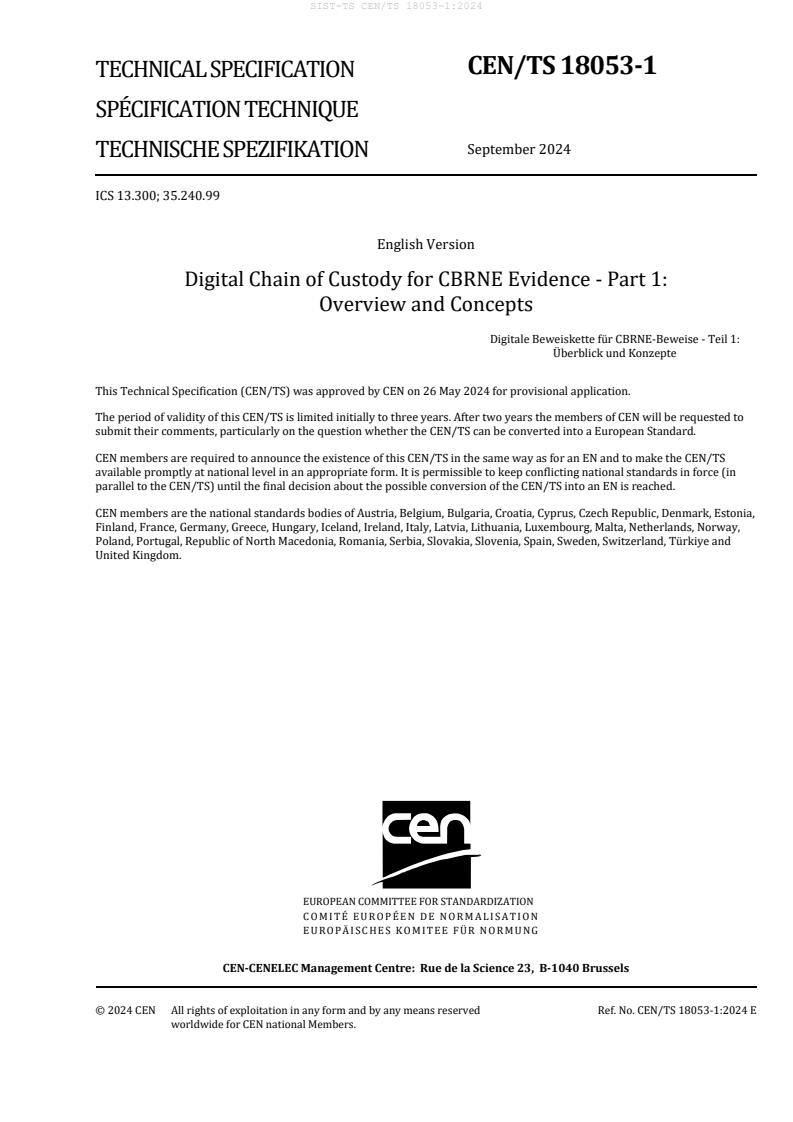 CEN/TS 18053-1:2024 TS CEN/TS 18053-1:2024 - BARVE - Page 3 preview