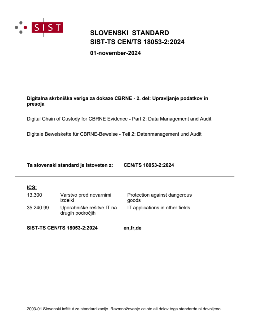 CEN/TS 18053-2:2024 TS CEN/TS 18053-2:2024 - BARVE - Page 1 preview