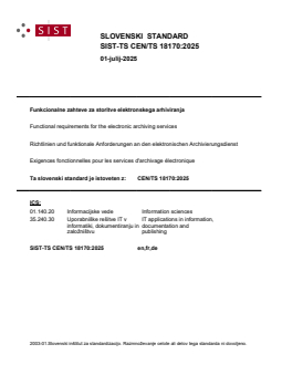CEN/TS 18170:2025 TS CEN/TS 18170:2025 - Page 1 preview