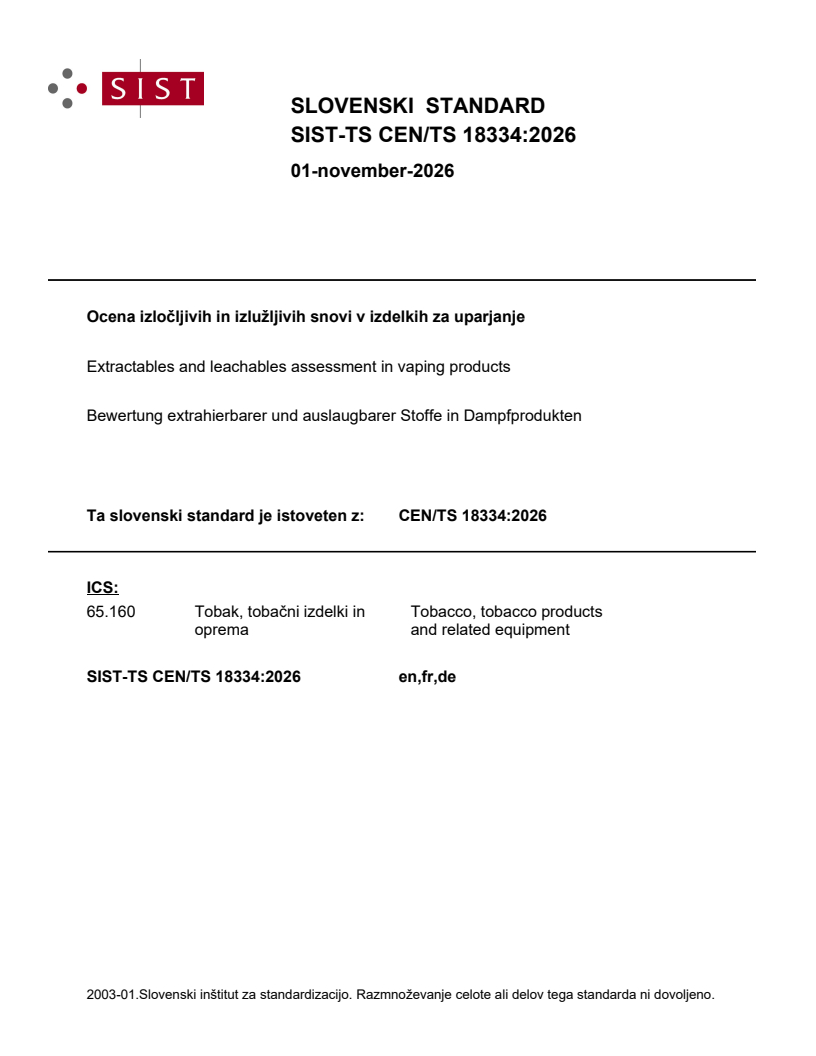 SIST-TS CEN/TS 18334:2026 SIST-TS CEN/TS 18334:2026 - Page 1 preview