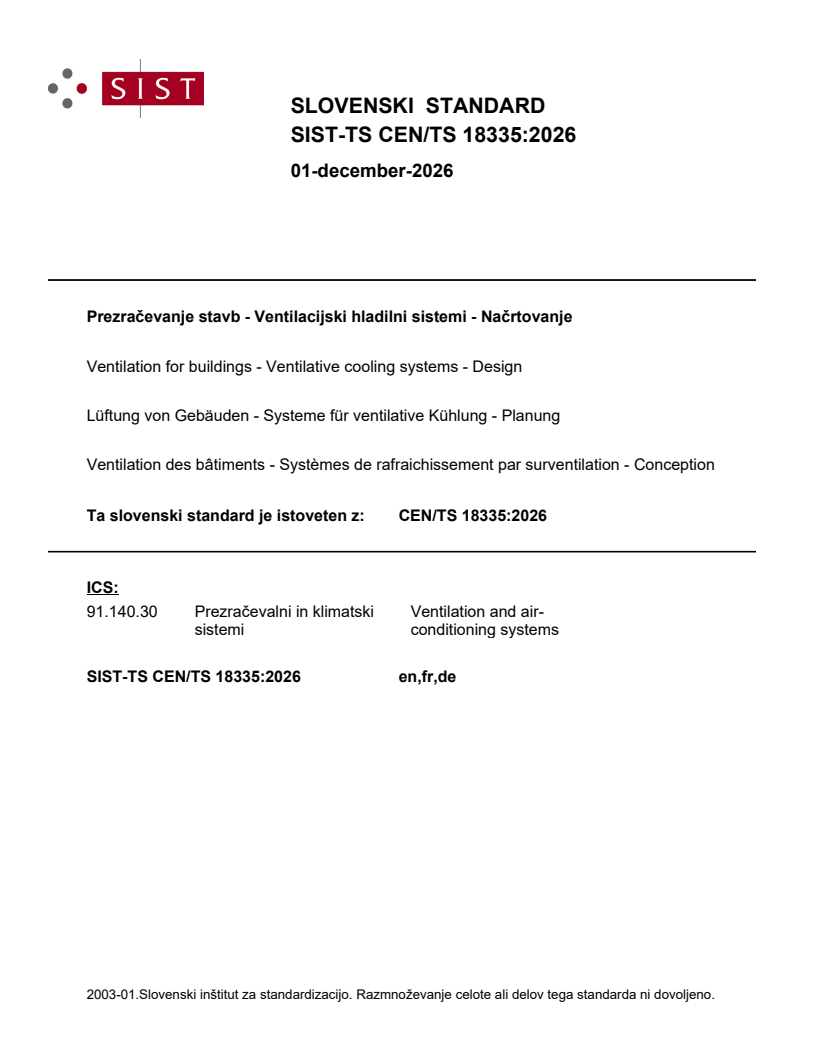 SIST-TS CEN/TS 18335:2026 SIST-TS CEN/TS 18335:2026 - Page 1 preview