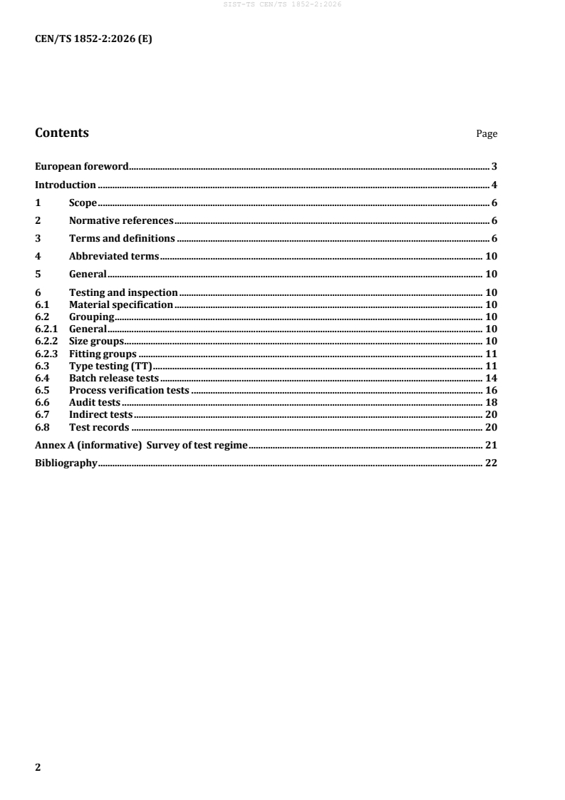 SIST-TS CEN/TS 1852-2:2026 SIST-TS CEN/TS 1852-2:2026 - Page 4 preview