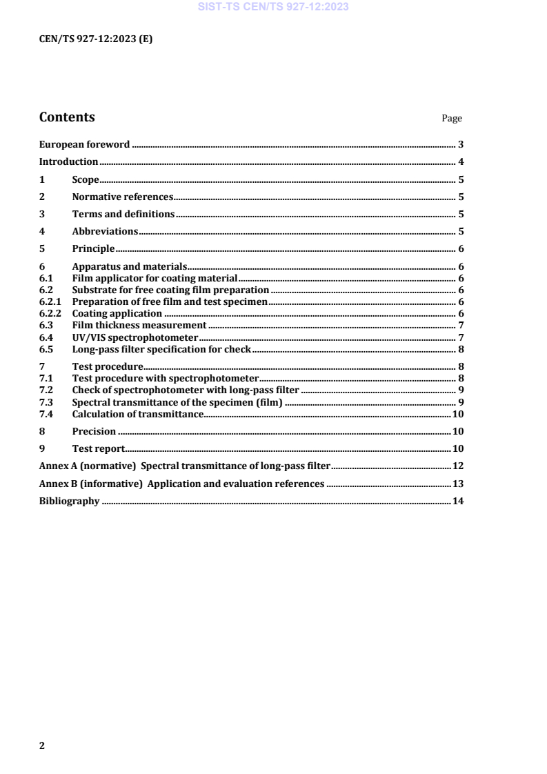 CEN/TS 927-12:2023 TS CEN/TS 927-12:2023 - Page 4 preview