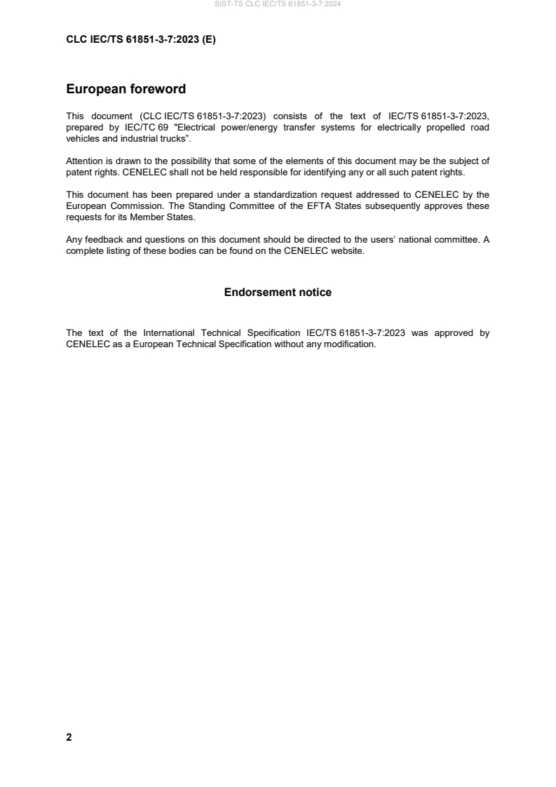 CLC IEC/TS 61851-3-7:2023 TS CLC IEC/TS 61851-3-7:2024 - Page 4 preview