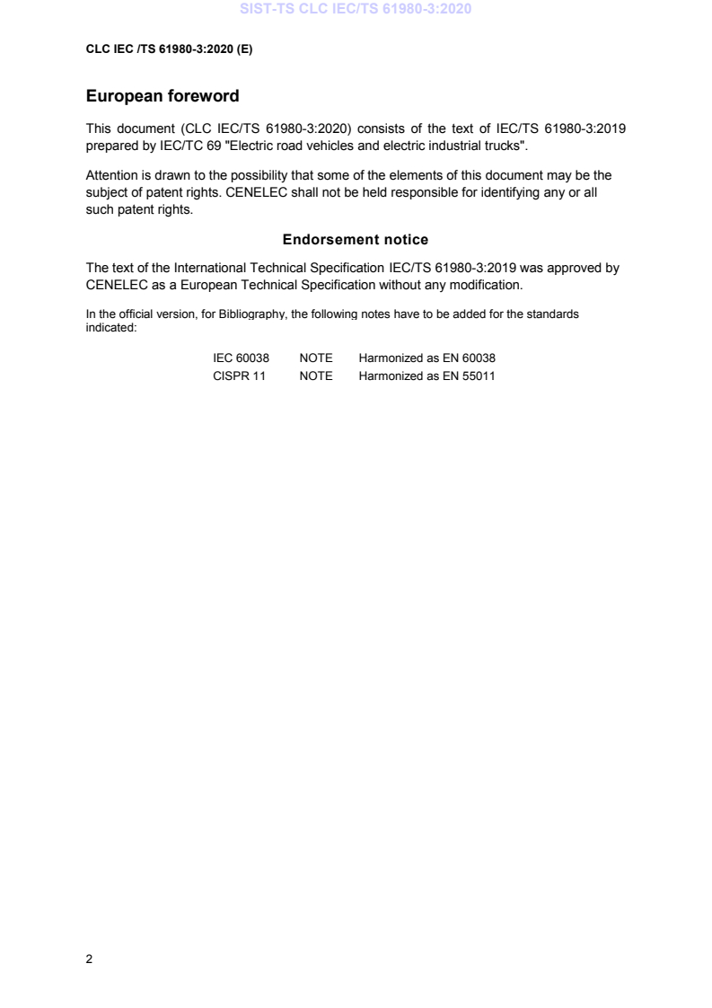 CLC IEC/TS 61980-3:2020 TS CLC IEC/TS 61980-3:2020 - BARVE - Page 4 preview