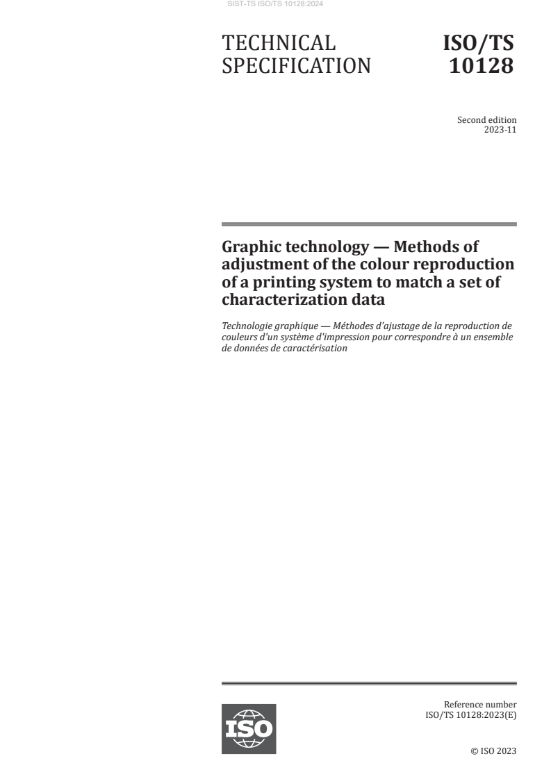 ISO/TS 10128:2023 TS ISO/TS 10128:2024 - Page 3 preview