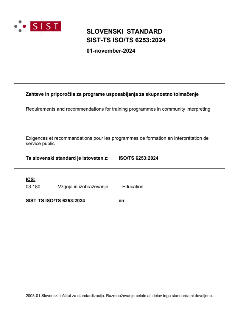 ISO/TS 6253:2024 TS ISO/TS 6253:2024 - Page 1 preview