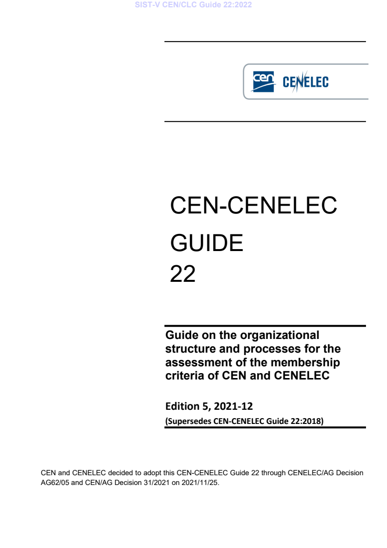 SIST-V CEN/CLC Guide 22:2022 SIST-V CEN/CLC Guide 22:2022 - BARVE - Page 3 preview