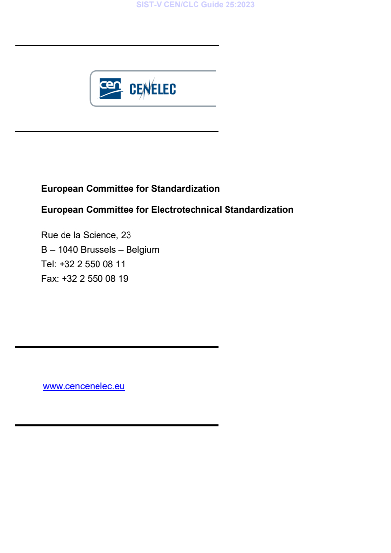 CEN/CLC Guide 25:2023 V CEN/CLC Guide 25:2023 - Page 4 preview