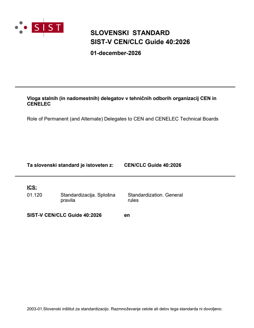 CEN/CLC Guide 40:2026 V CEN/CLC Guide 40:2026 - Page 1 preview