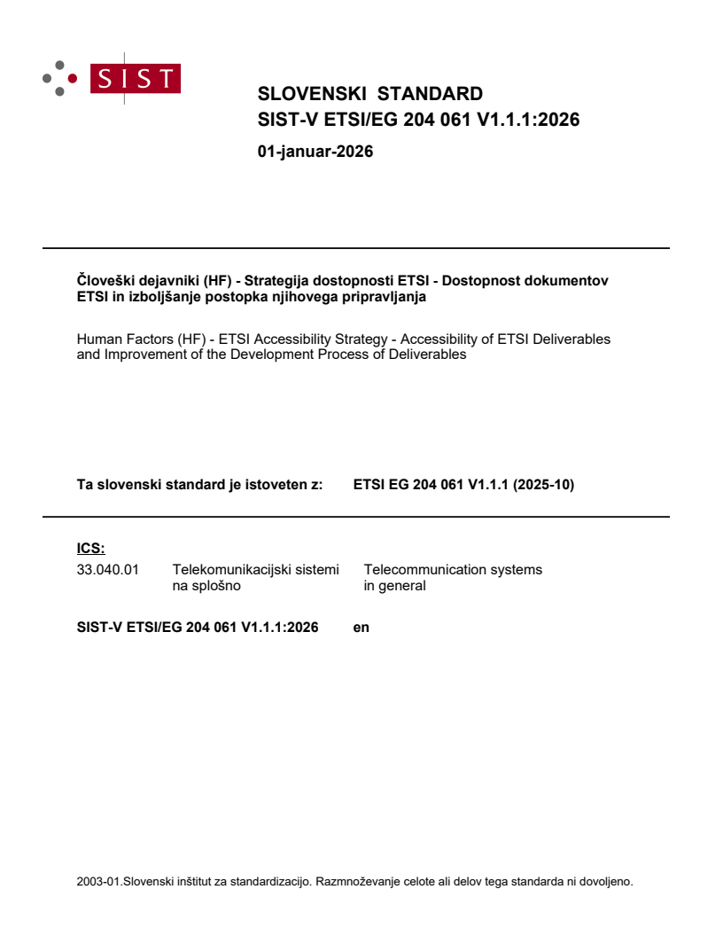 SIST-V ETSI/EG 204 061 V1.1.1:2026 SIST-V ETSI/EG 204 061 V1.1.1:2026 - BARVE