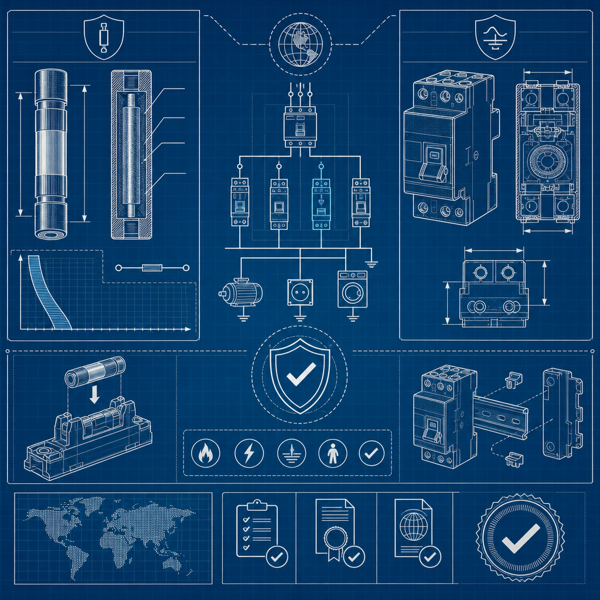 Modern Overcurrent Protection: Understanding Key Fuse and RCD Standards for Safe Electrical Systems