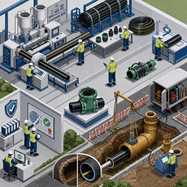 July 2026: New ISO Standard Streamlines Rehabilitation of Underground Gas Piping with PE Materials
